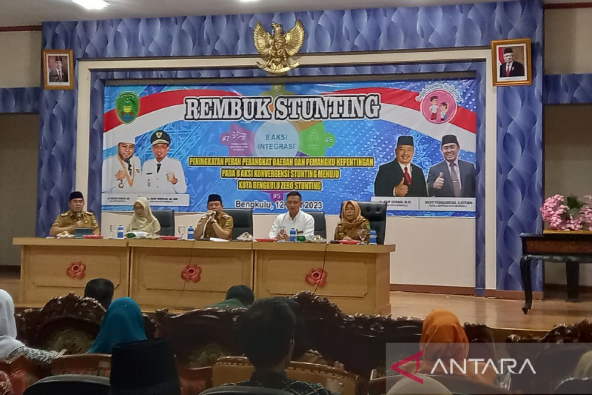 Delapan langkah Kota Bengkulu turunkan stunting