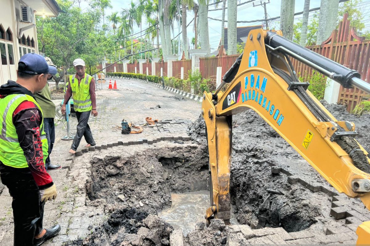 Gangguan distribusi air bersih di Banjarmasin Utara hingga Selasa siang