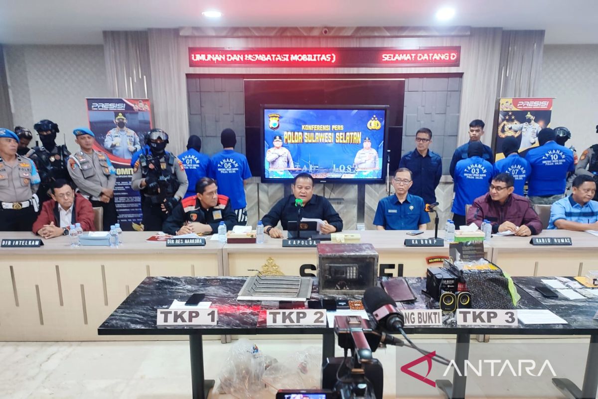 Kapolda Sulawesi Selatan rilis temuan brankas bukan bunker narkoba di UNM