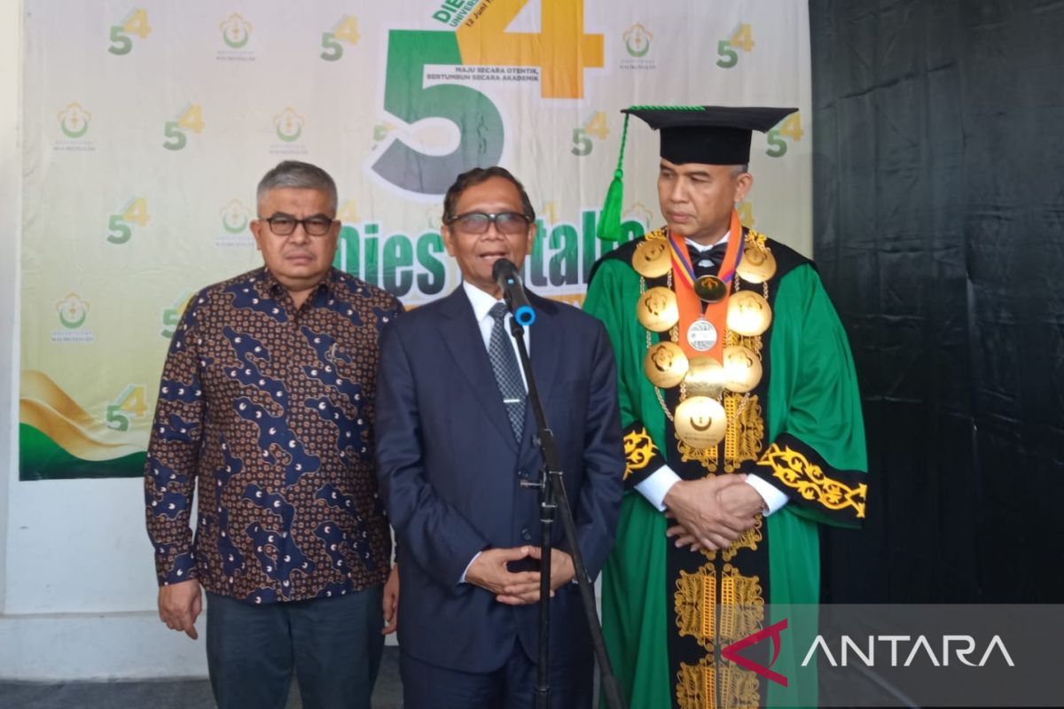 Mahfud MD: 87 persen koruptor di Indonesia lulusan perguruan tinggi