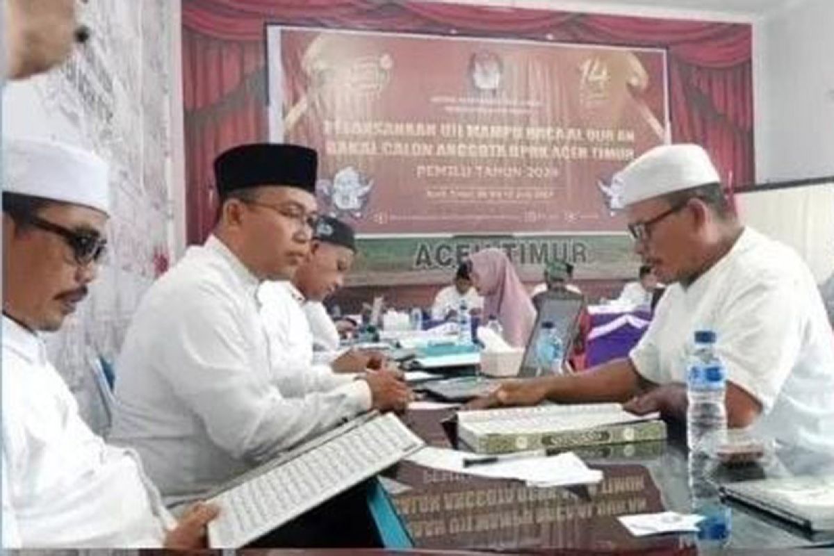 286 bacaleg DPRK Aceh Timur tidak ikut uji baca Al Quran