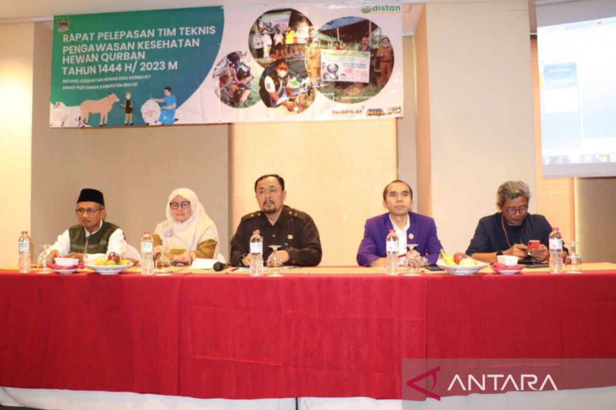 Kabupaten Bekasi turunkan tim teknis pengawas kesehatan hewan kurban