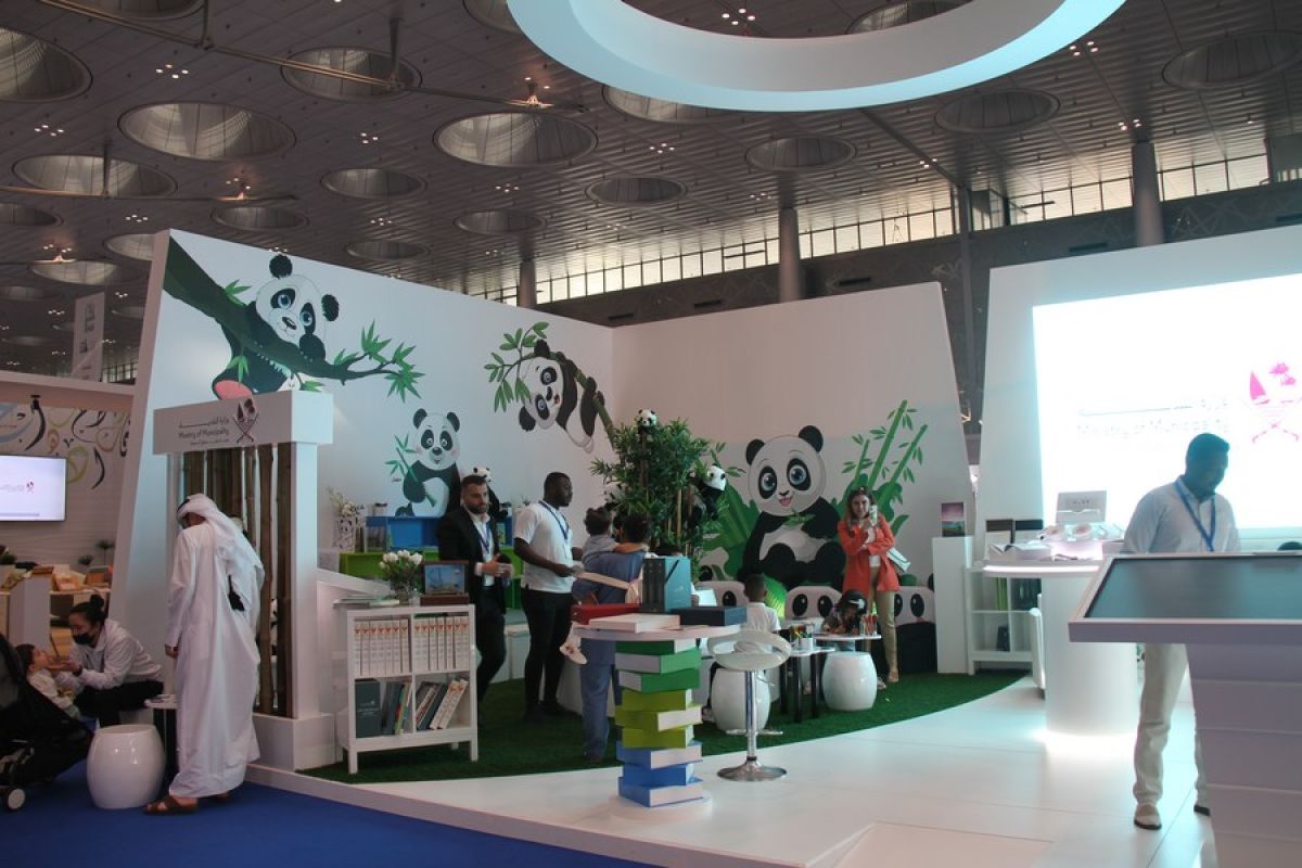 Zona panda diminati pengunjung Pameran Buku Internasional Doha, Qatar