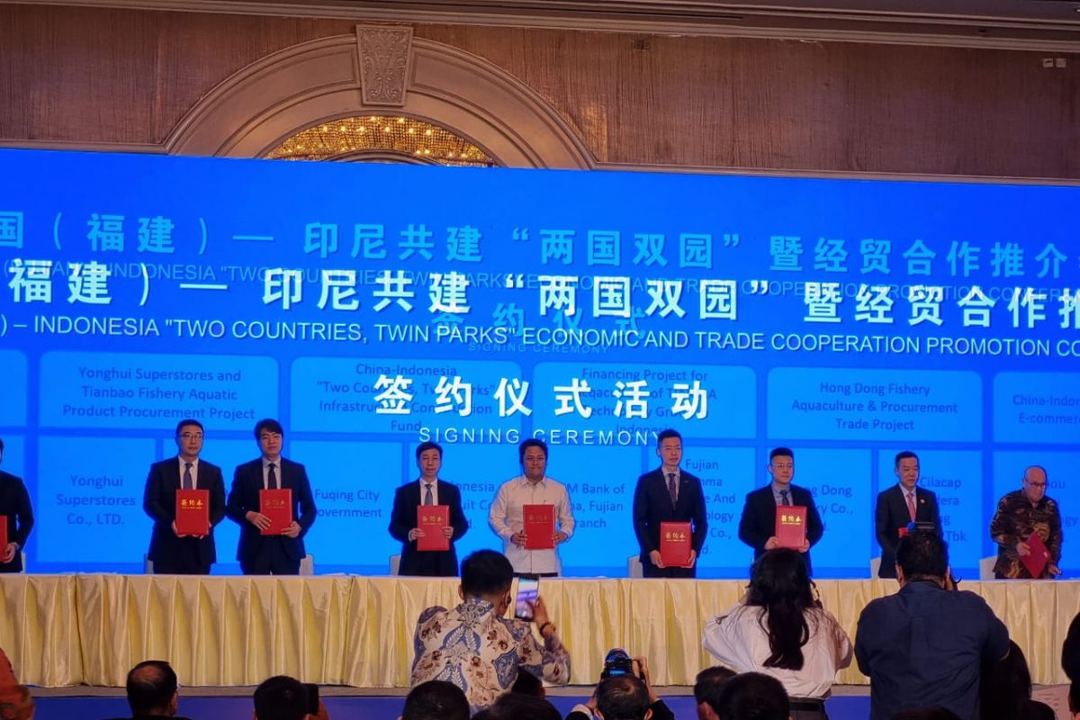 Moduit -- Fuzhou Zuohai Tiongkok kerja sama Inisiatif Two Countries Twin Parks