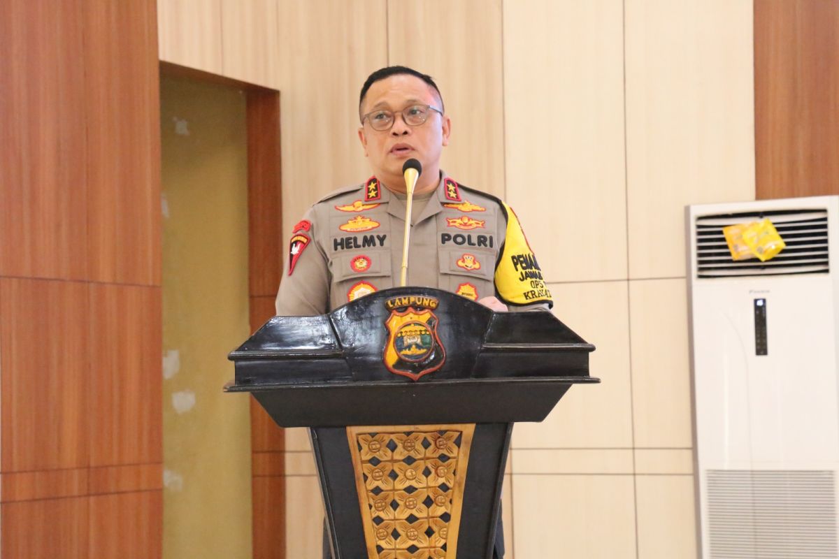 Kapolda Lampung minta jajarannya respon cepat pada gangguan kamtibmas