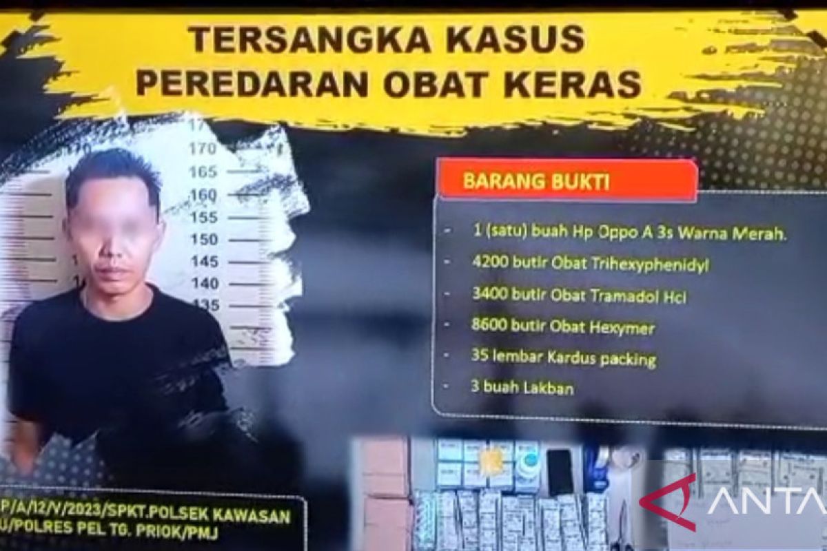 Polisi ringkus pengedar ribuan obat keras di Jakarta