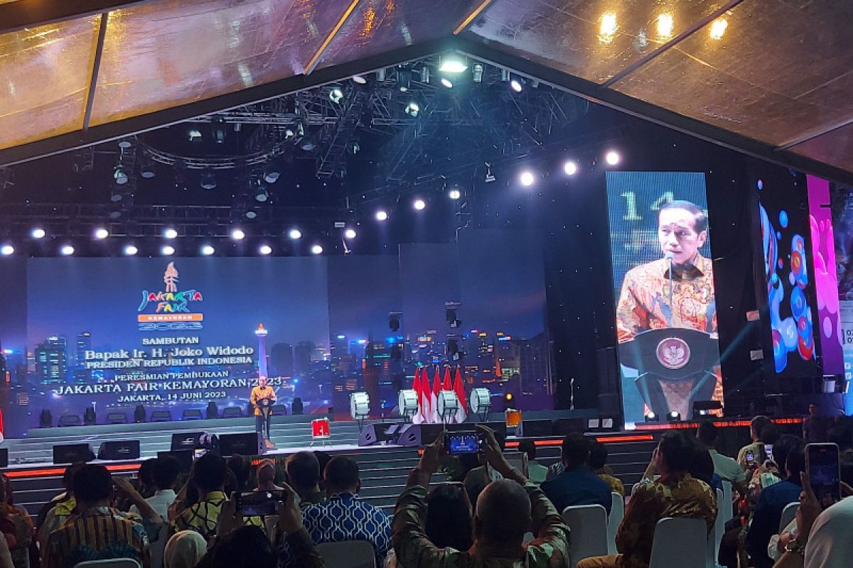 Jakarta Fair Kemayoran 2023 dibuka Presiden