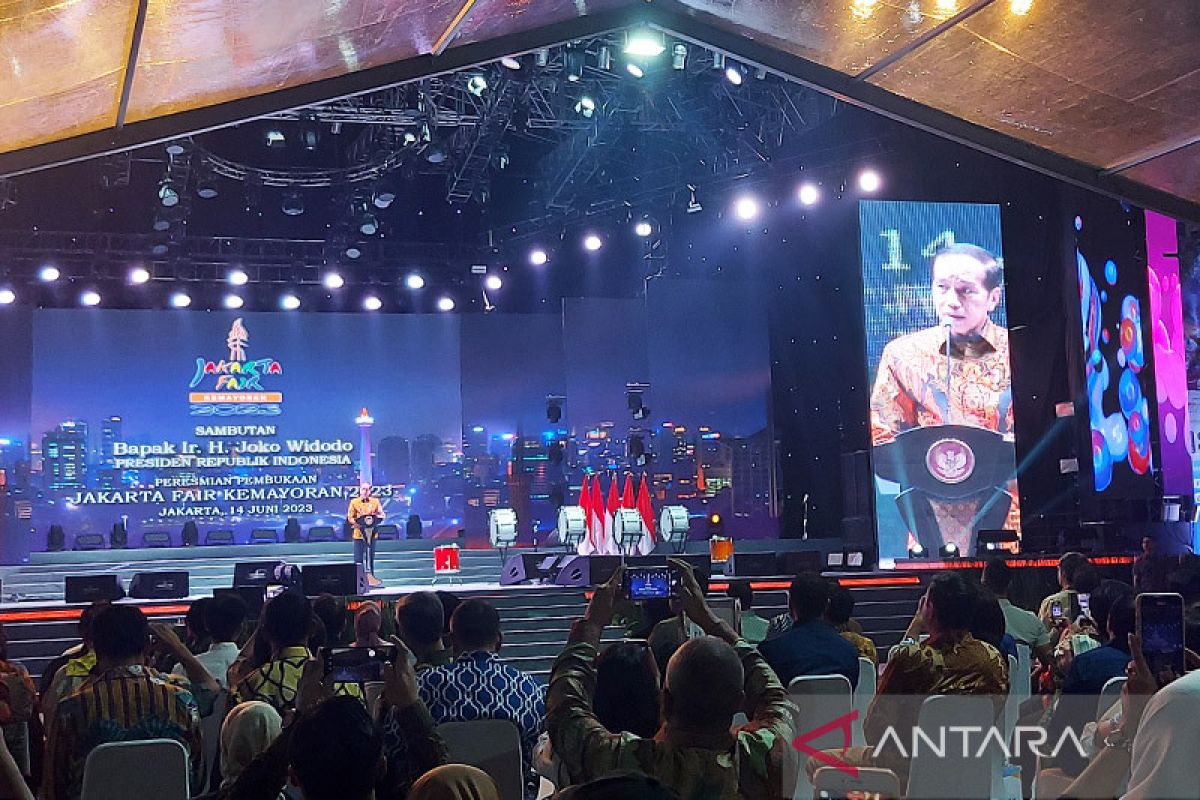 Presiden resmi buka Jakarta Fair Kemayoran 2023