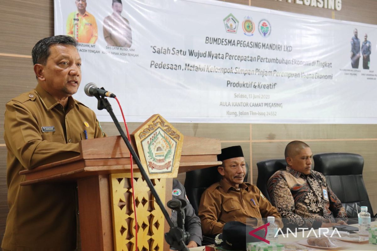 Pj Bupati: Simpan pinjam kelompok usaha perkuat ekonomi di kampung Aceh Tengah