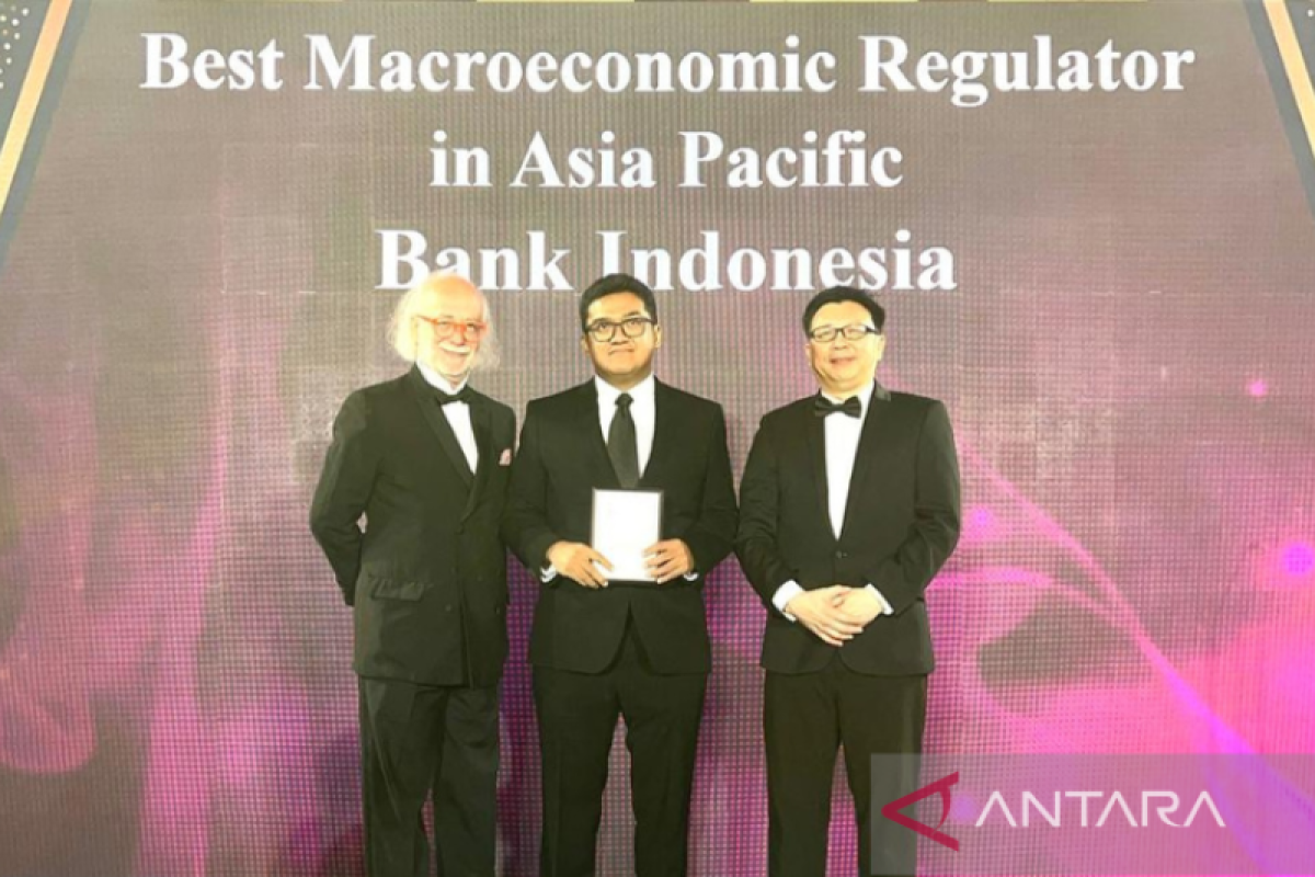 BI raih penghargaan regulator makro ekonomi terbaik di Asia Pasifik