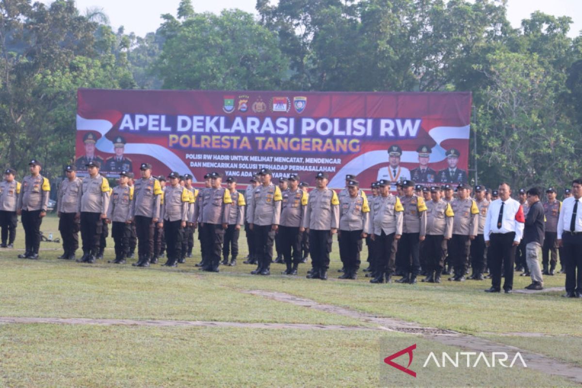 Polresta Tangerang disiapkan 1.184 personelnya jadi Polisi RW