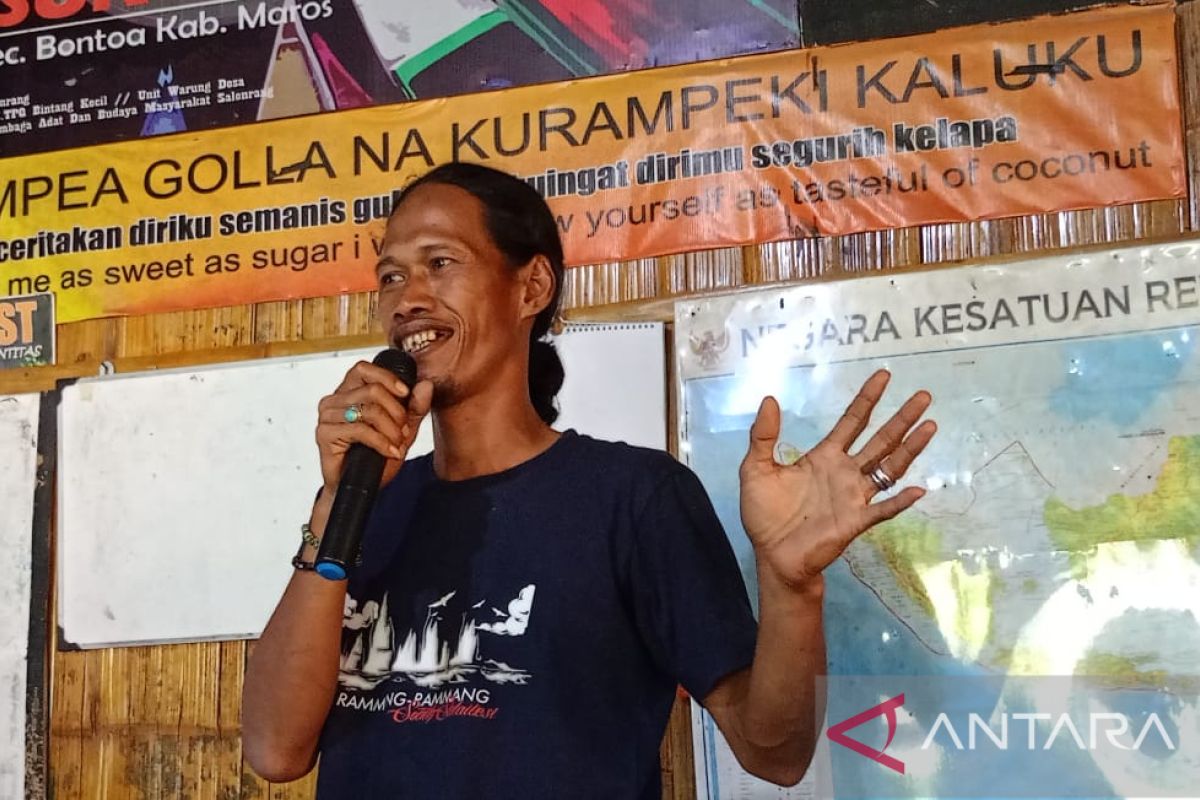 Anak Sungai Rammang sosialisasi selamatkan sungai