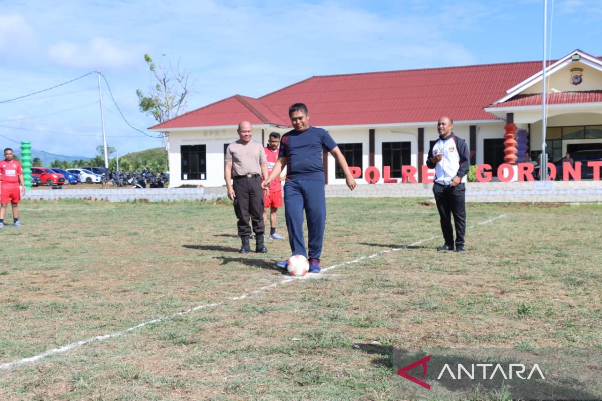 Polres Gorontalo Utara gelar turnamen Mini Soccer