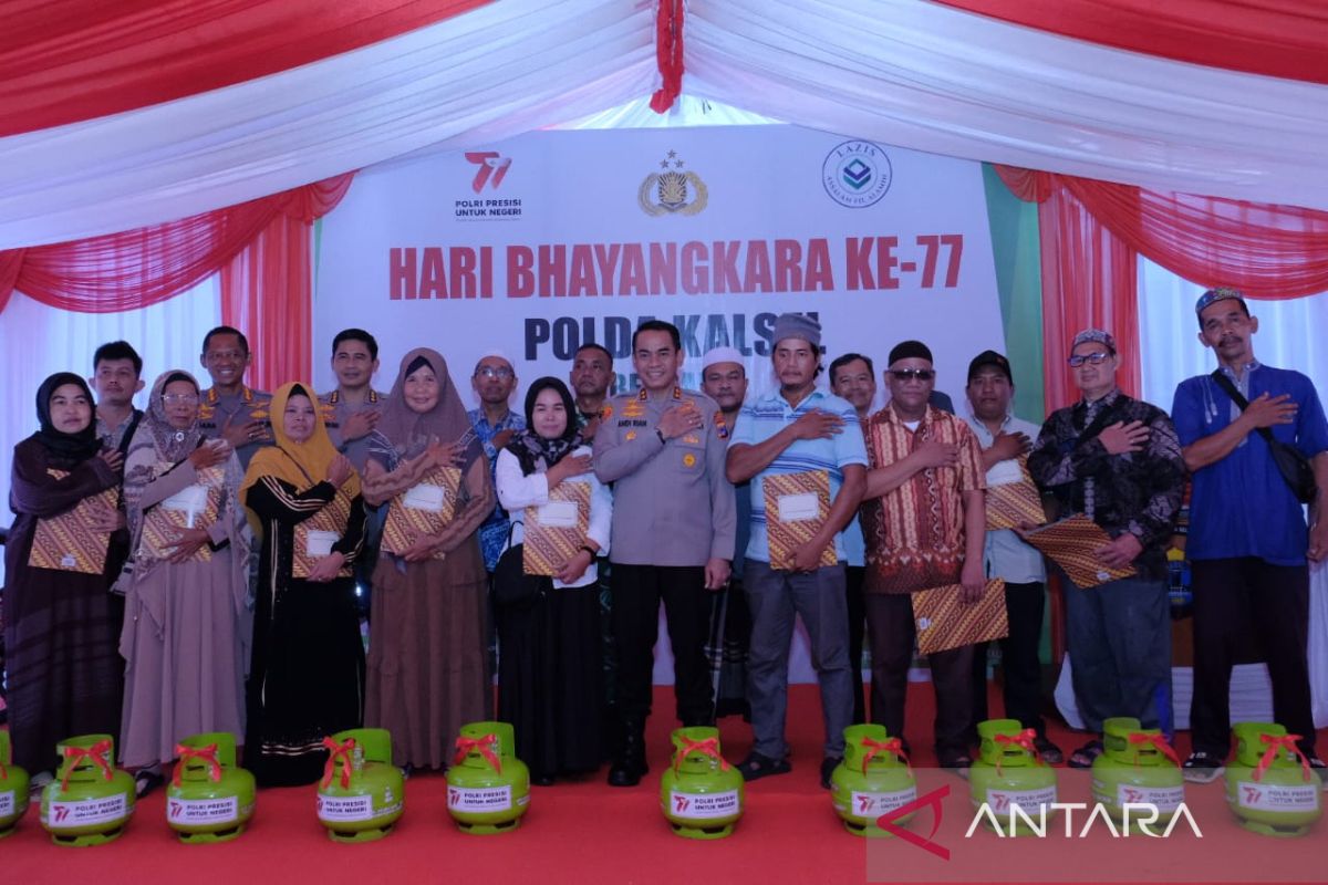 Polda Kalsel bantu 377 LPG 3 kg gratis untuk warga Banjarmasin