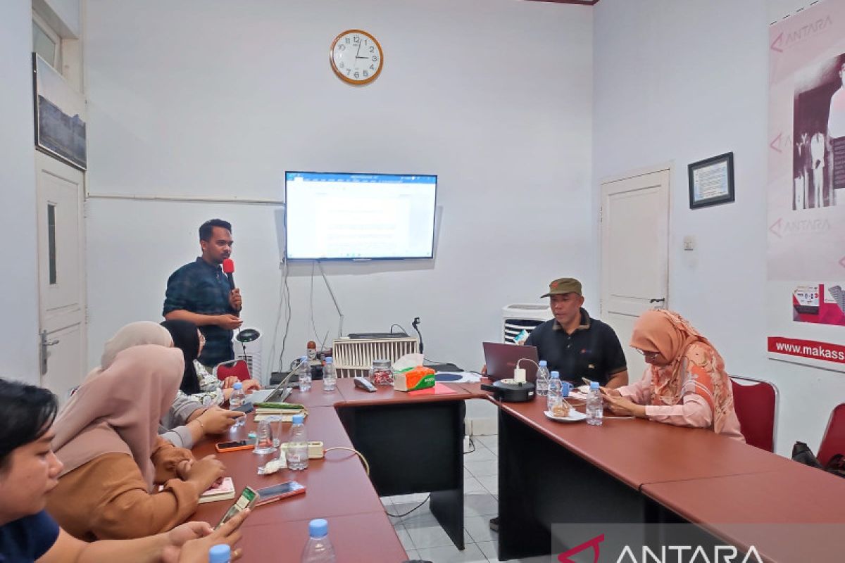 Pewarta ANTARA se-Sulawesi tingkatkan kompetensi jurnalistik di Makassar