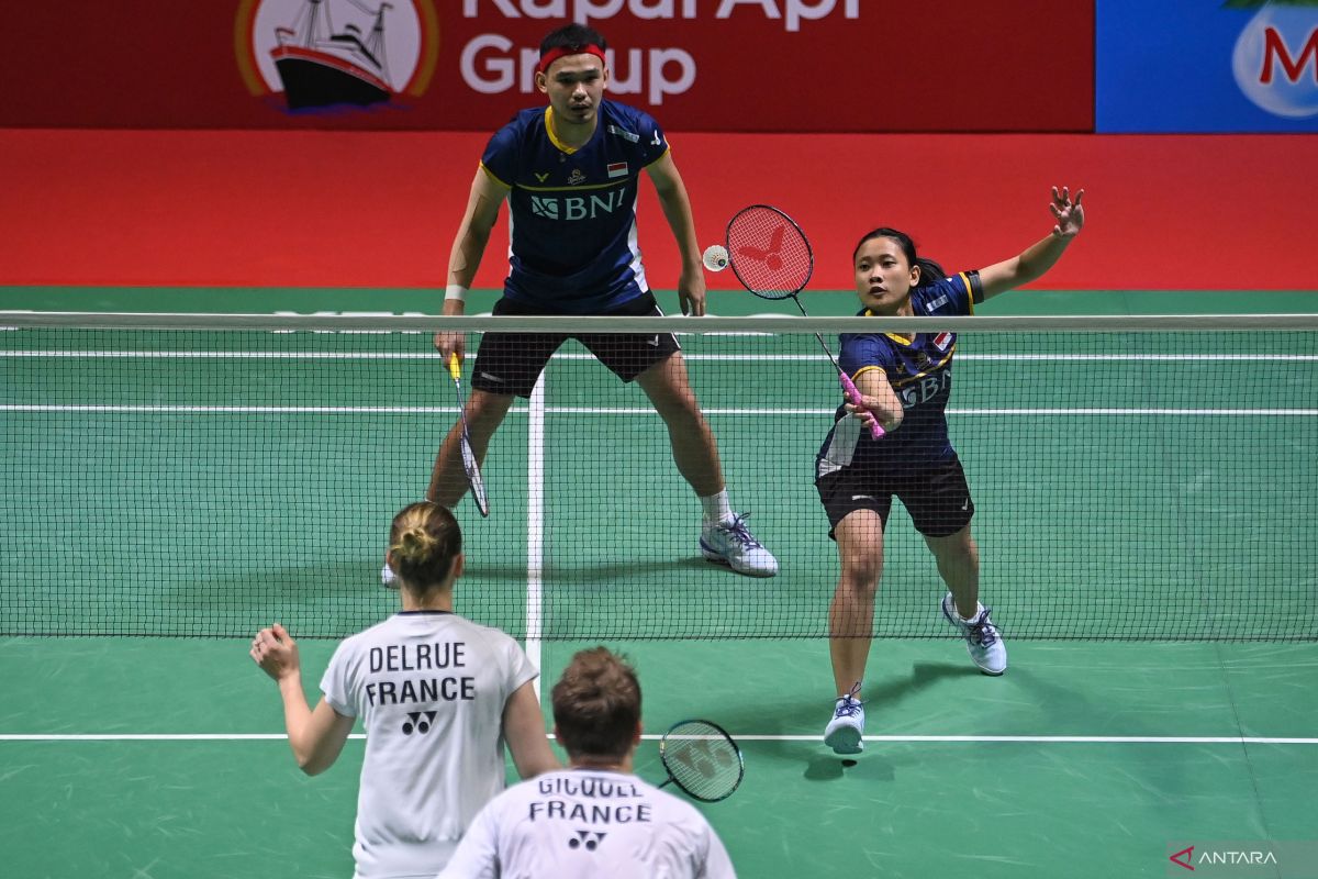 Indonesia Open 2023 - Rinov/Pitha kalahkan ganda Prancis