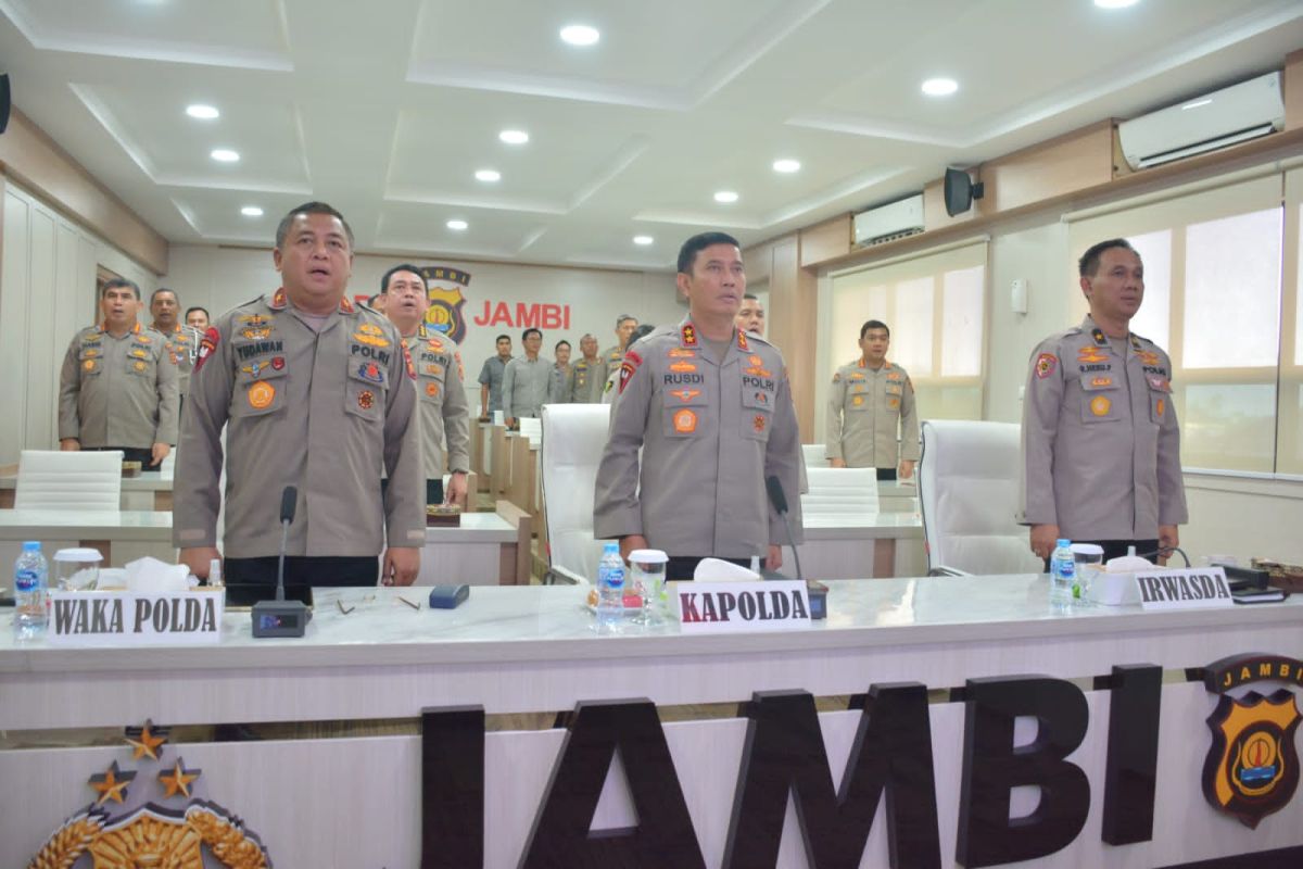 Kapolda Jambi ikuti peresmian Computer Security Incident Response Team (CSIRT) Polri