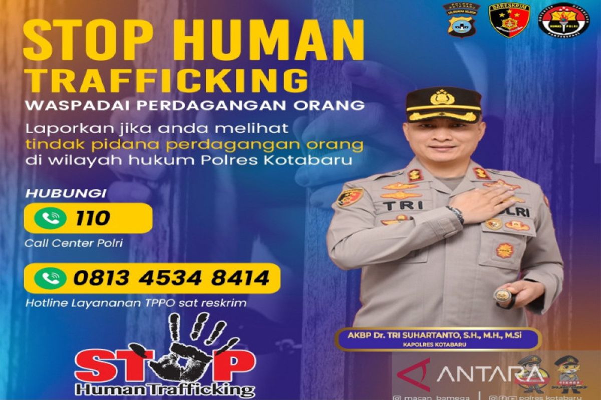 Kapolres Kotabaru imbau masyarakat waspadai modus tindak pidana perdagangan orang