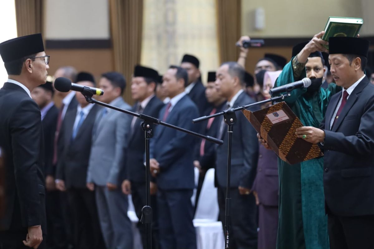 Lalu Alwan Basri resmi dilantik jadi Sekda Definitif Pemkot Mataram