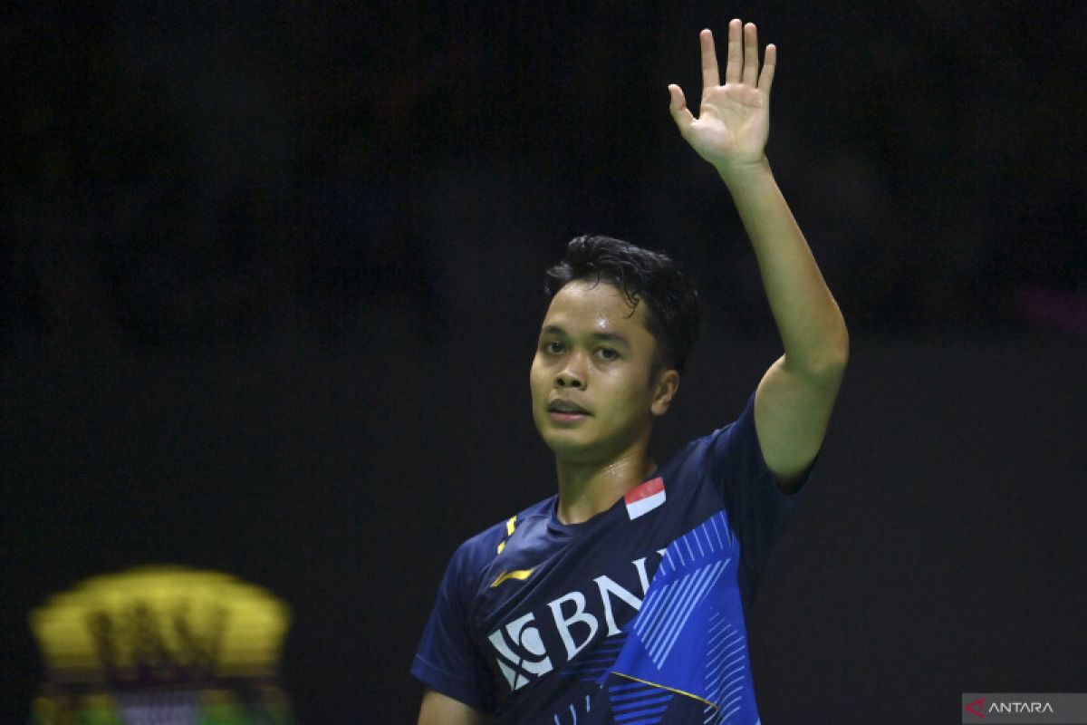 Ginting melaju ke semifinal Indonesia Open usai kandaskan Jonatan dua set langsung
