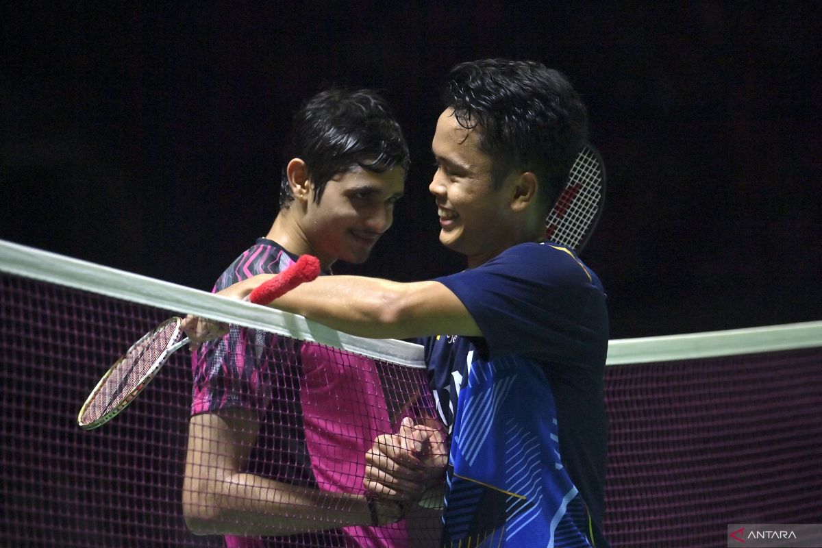 Foto - Anthony Ginting melaju ke perempat final Indonesia Open
