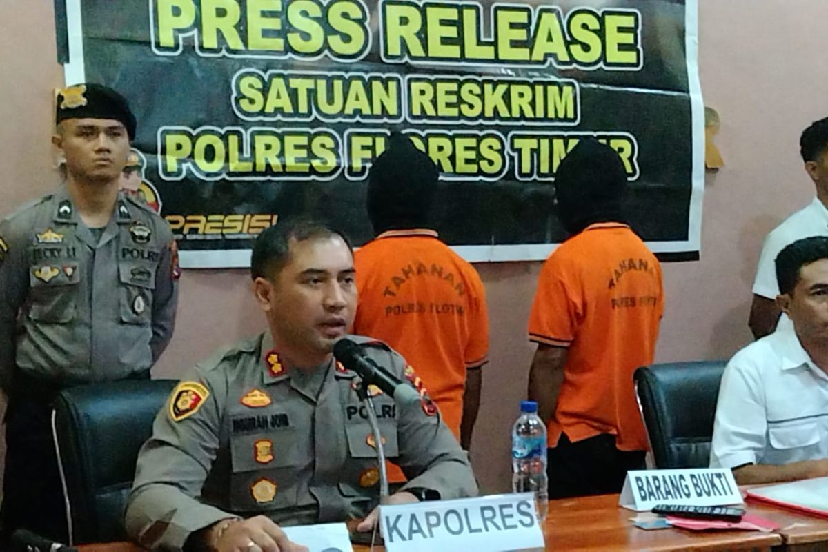 Polres Flotim tahan dua pelaku perdagangan orang