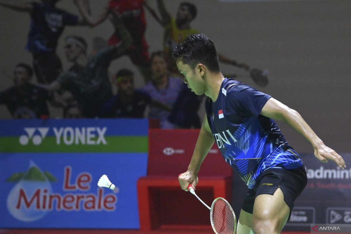 Jadwal final Indonesia Open 2023: Ginting satu-satunya wakil yang tersisa