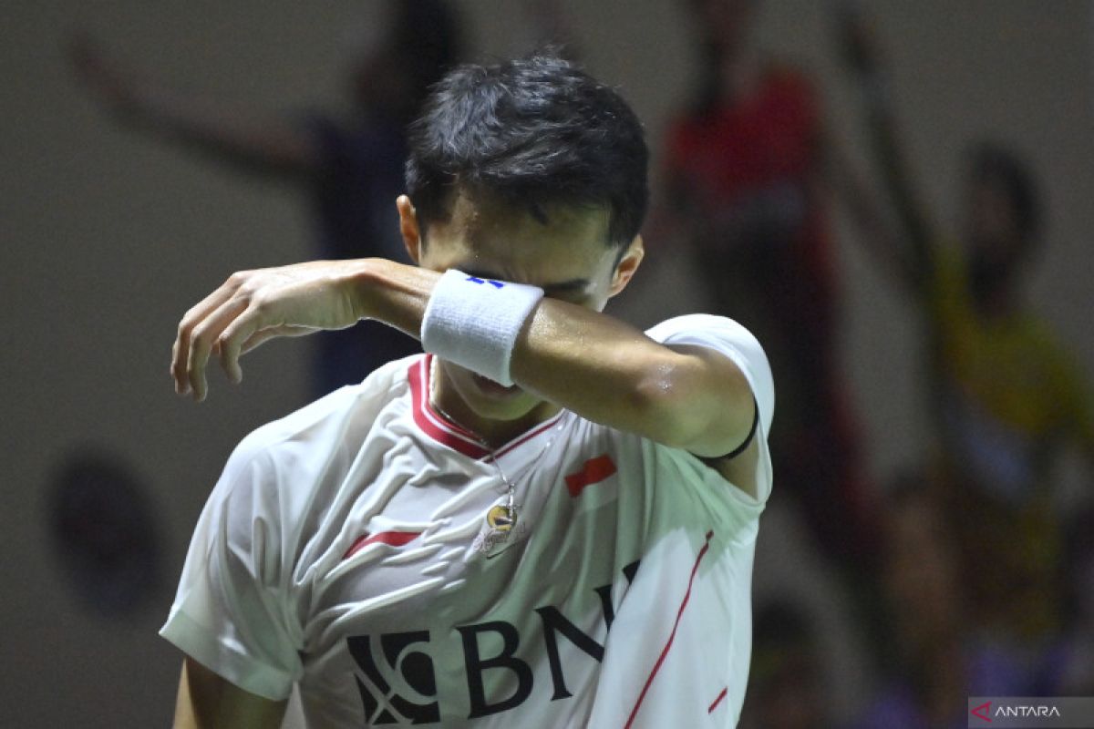 Hasil kontras Jonatan Christie dan Chico di Kejuaraan Dunia 2023