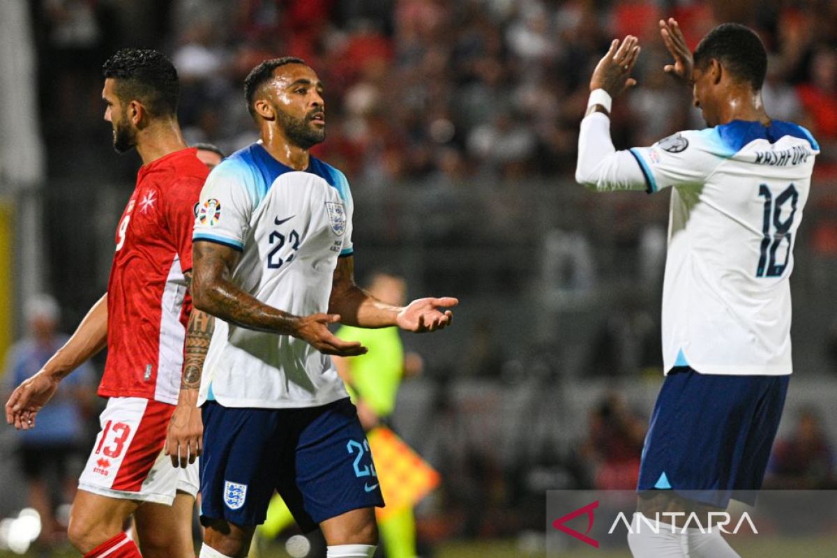 Hasil Kualifikasi Euro 2024: Inggris dan Prancis pesta gol