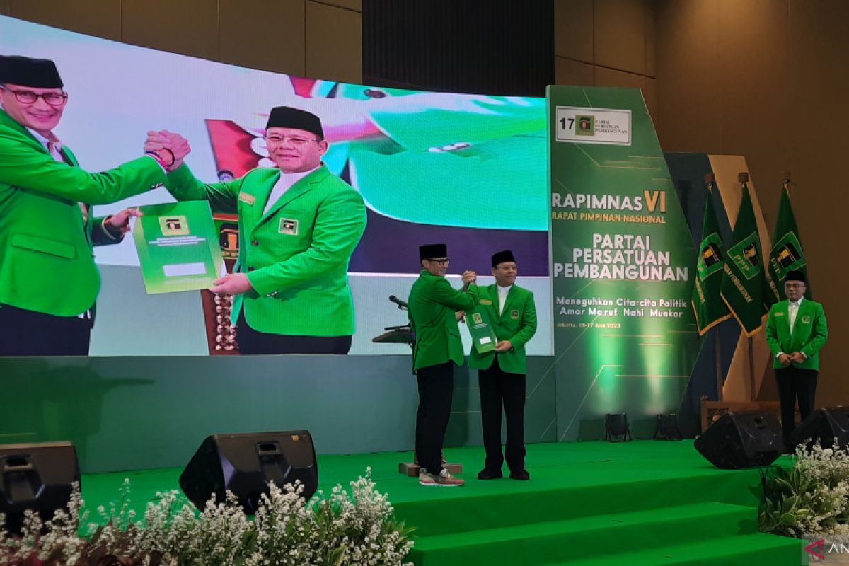 PPP tetapkan Sandiaga Uno jadi Ketua Bapilu Pemilu 2024