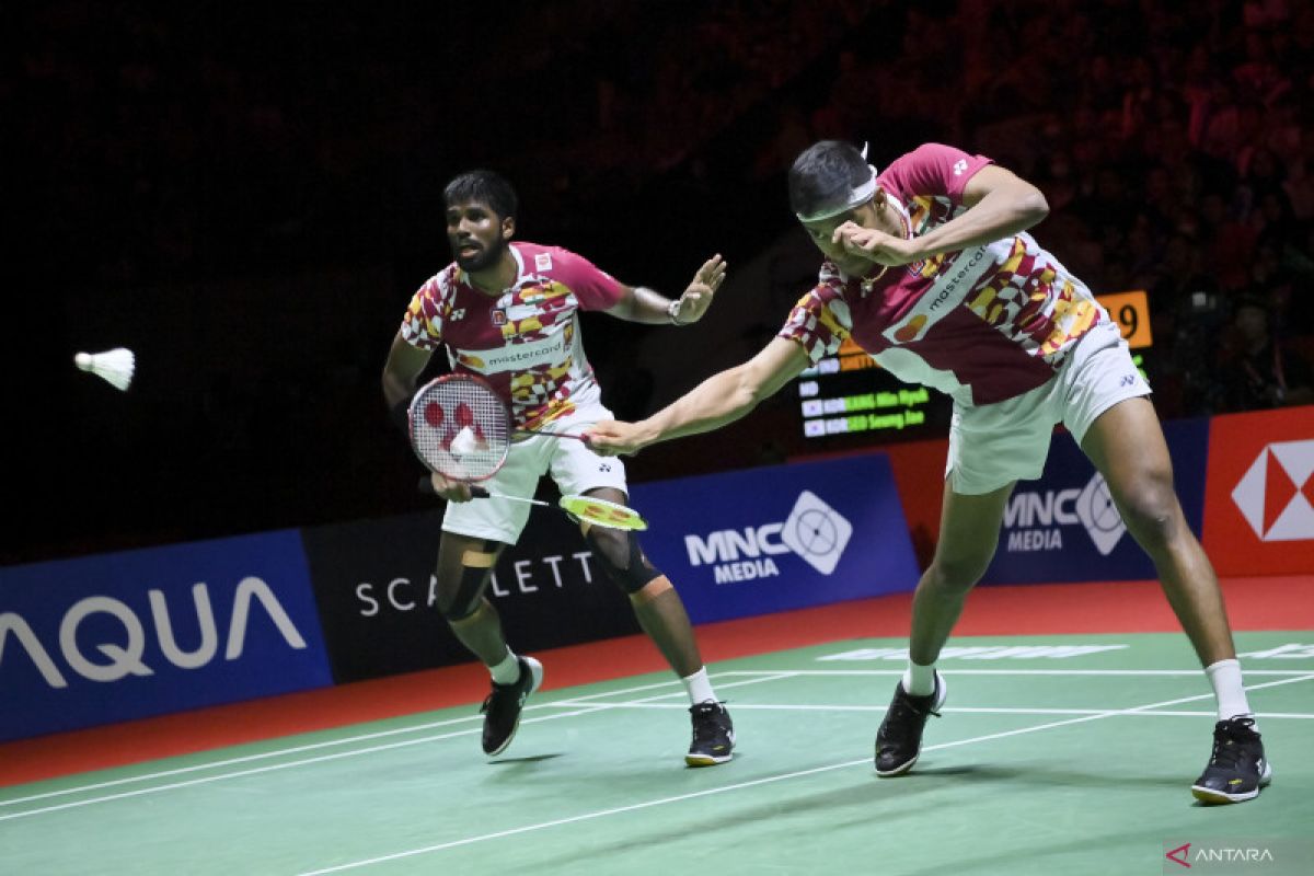 Ganda putra India Rankireddy/Shetty juarai Indonesia Open 2023 untuk pertama kalinya