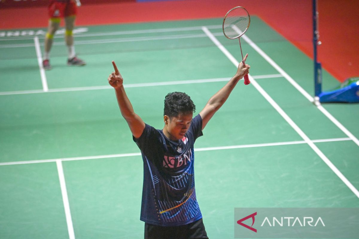 Anthony Ginting main tanpa beban meski jadi wakil terakhir di Indonesia Open