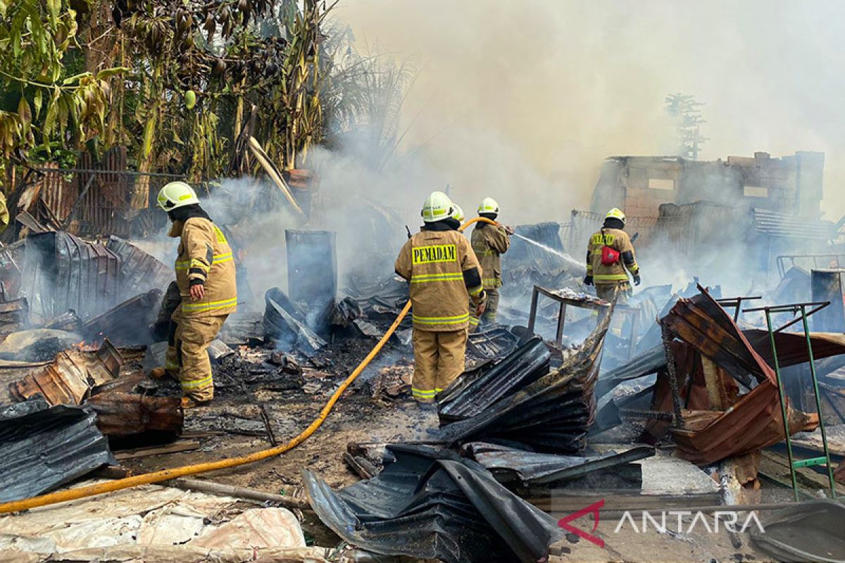 16 kambing hangus akibat kebakaran di Jaktim