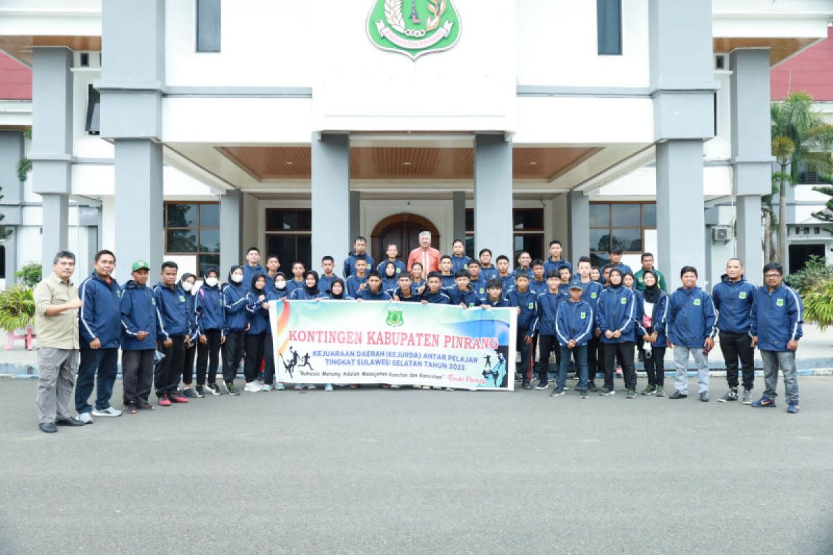 Bupati Pinrang minta atlet junjung sportivitas di Kejurda Pelajar di Makassar