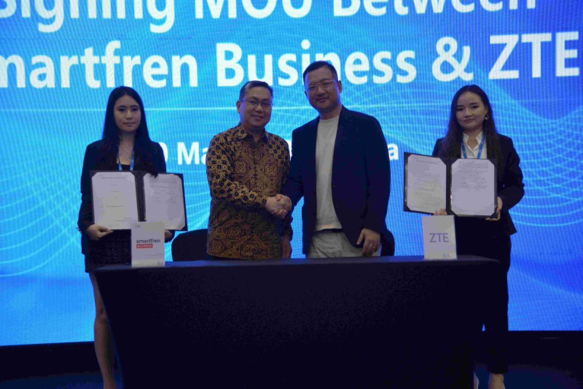 ZTE & Smartfren bermitra dalam kembangkan pasar infrastruktur jaringan