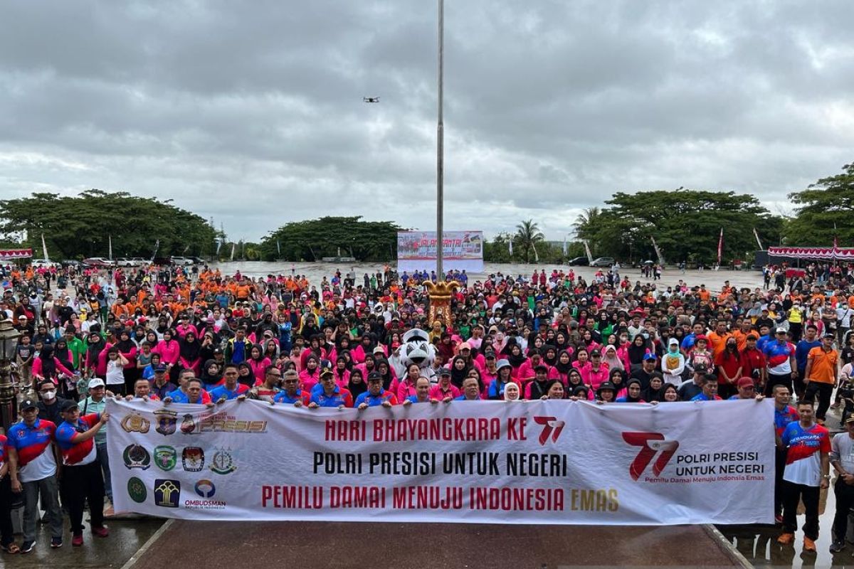 Deklarasi pemilu damai berkumandang jelang Hari Bhayangkara di Kubar