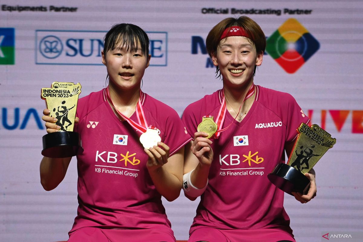 Baek/Lee juara turnamen Super 1000  Indonesia Open 2023