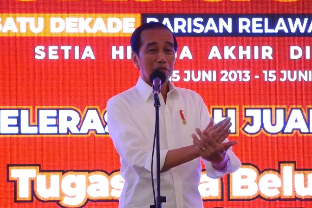 Jokowi titip Bara JP jangan salah pilih pemimpin