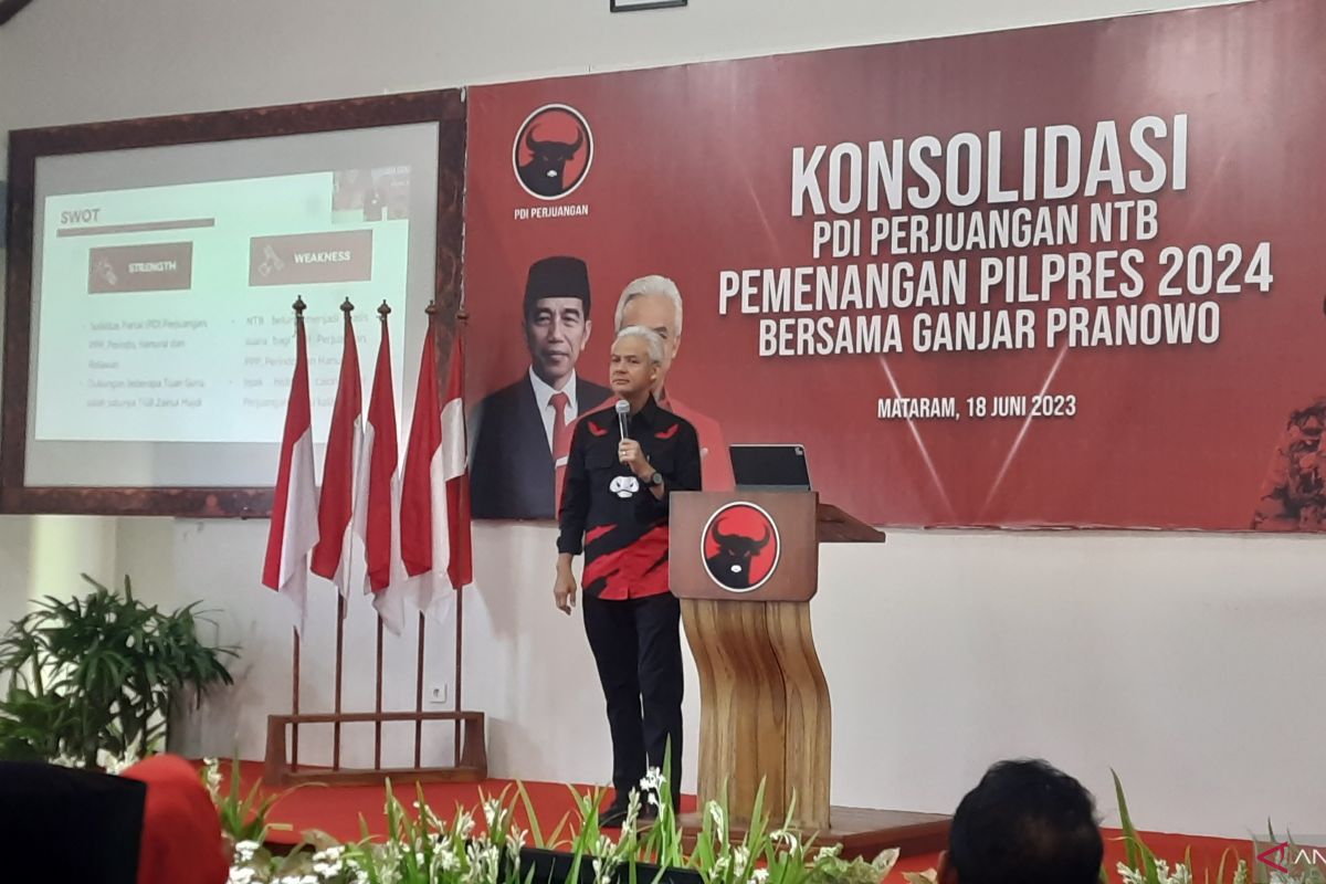 Ganjar Pranowo minta struktur partai bergerak di TPS