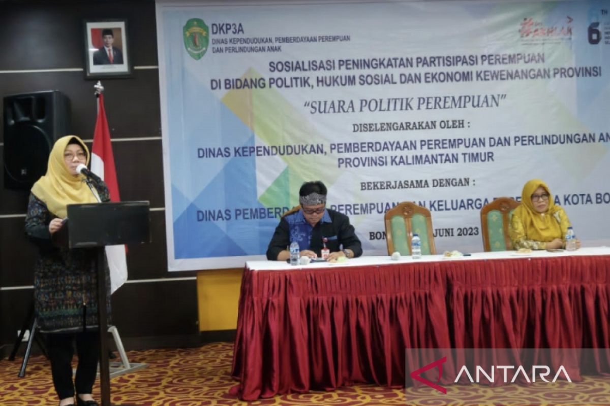 DKP3A Kaltim dorong kaum perempuan berkiprah  di dunia politik