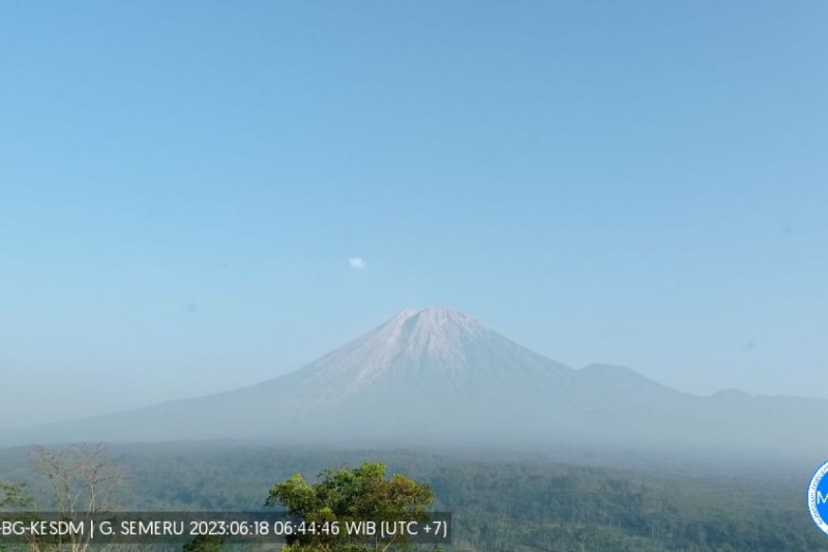 Gunung Semeru di Jatim alami gempa erupsi setiap hari