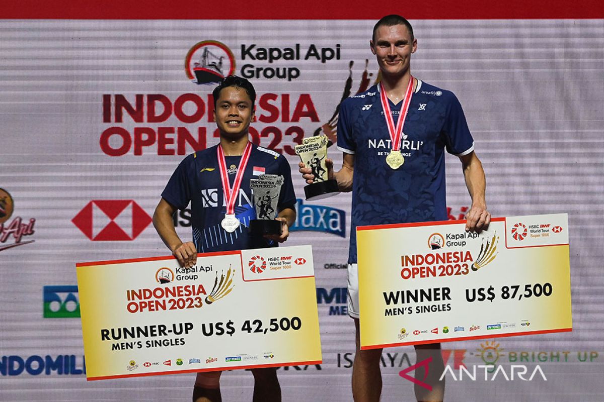 Ginting puas meski jadi runner-up Indonesia Open