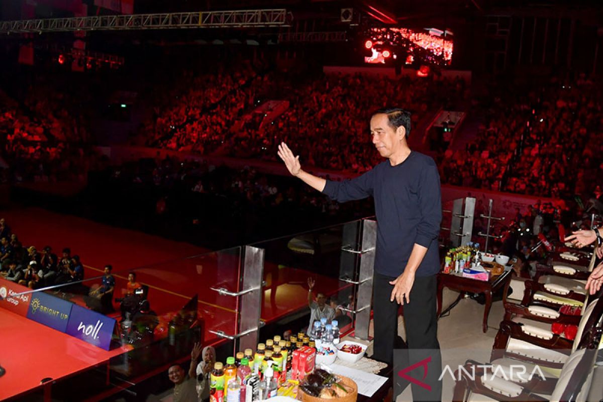 Presiden doakan agar Anthony Ginting juarai Indonesia Open