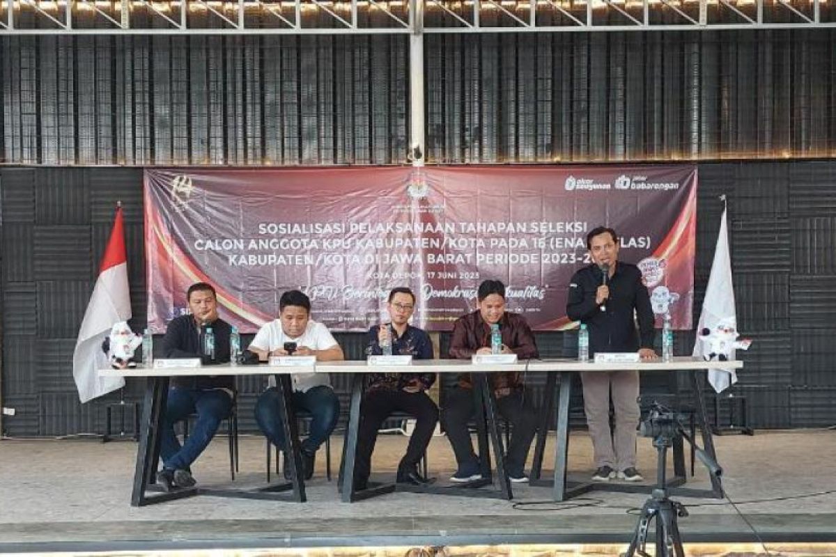 KPU Jawa Barat buka pendaftaran komisioner kota/kabupaten