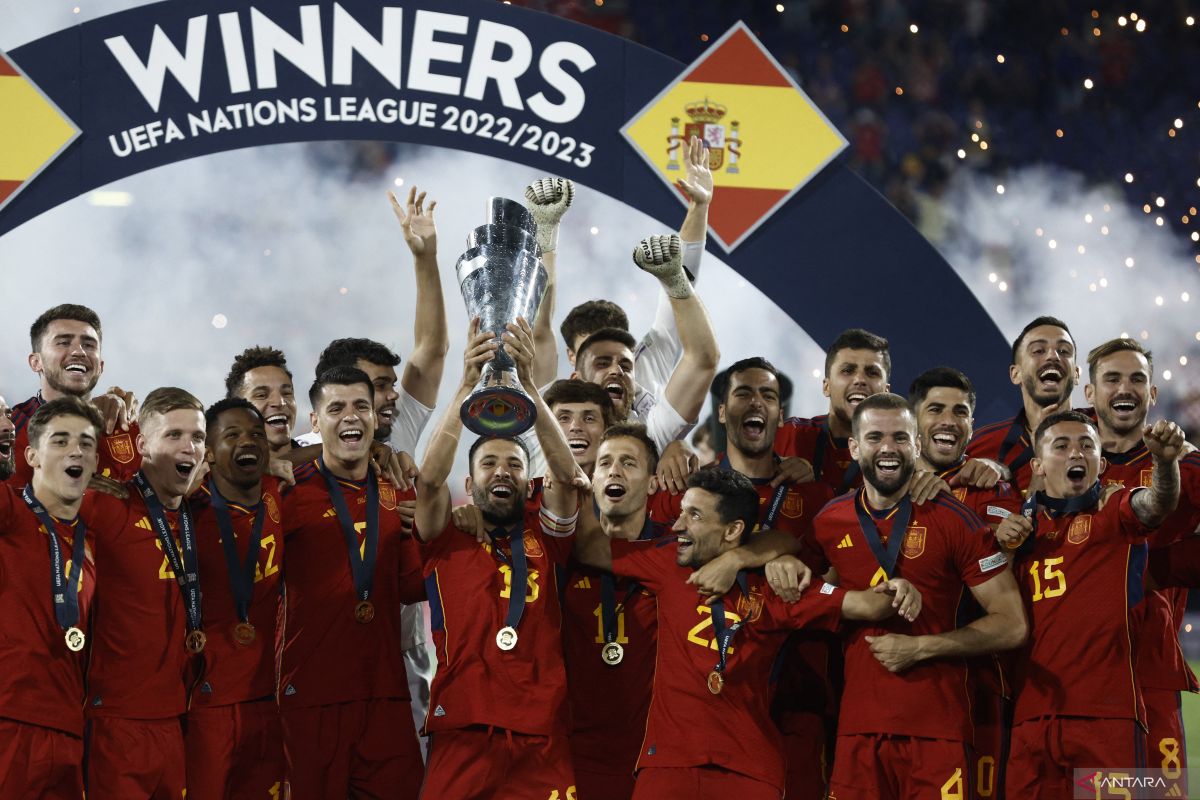 Spanyol juara UEFA Nations League usai kalahkan Kroasia lewat adu penalti