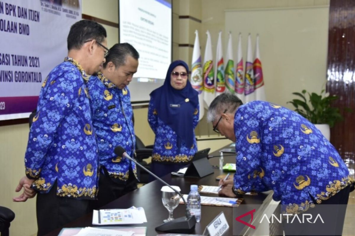 Gubernur Gorontalo minta TLHP BPK segera dituntaskan