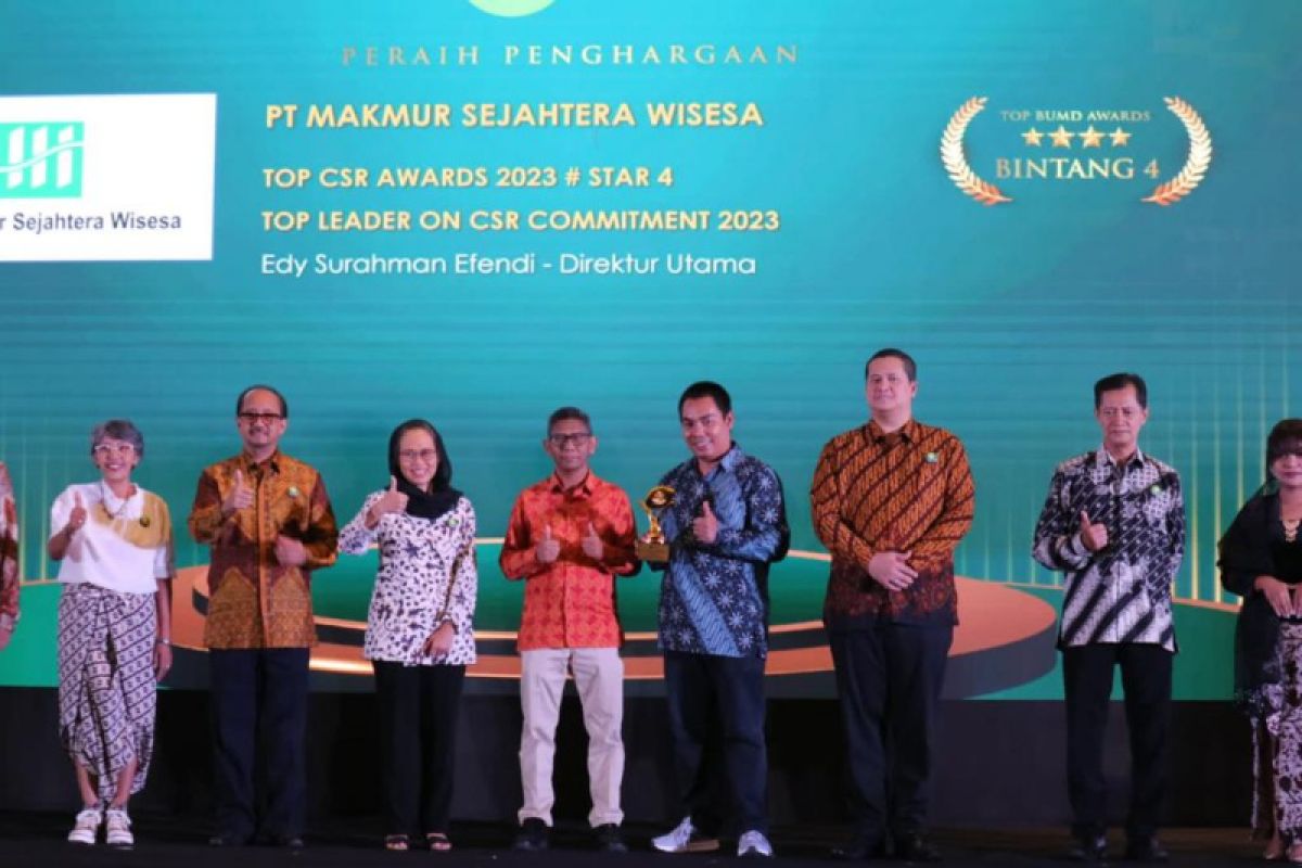 Produksi Batako antarkan PT MSW raih TOP CSR Award 2023