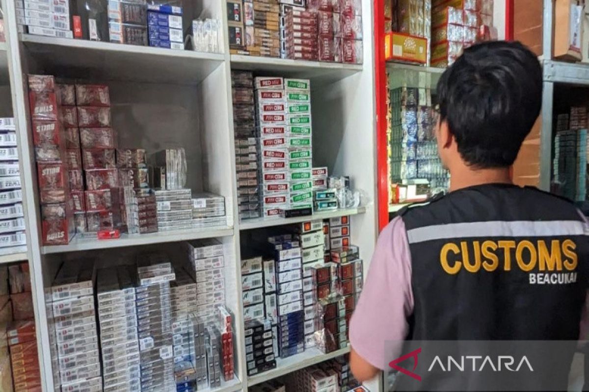 Bea Cukai Banjarmasin razia rokok ilegal di HST dan HSS