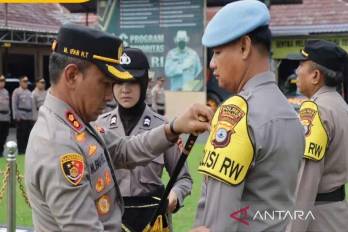Polres Banjar kerahkan Polisi RW bantu pelihara kamtibmas