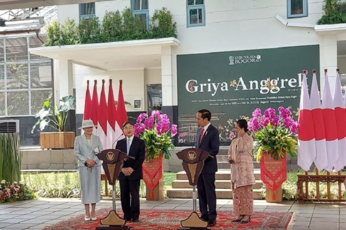 Presiden Jokowi sebut kunjungan Kaisar Naruhito ke Indonesia perkokoh persahabatan